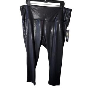 VOGO Athletica metallic active workout exercise athletic leggings plus‎ size 3X